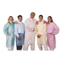 Isolation Gown Tie Back w/ Knit Cuffs Reg Blue (50)