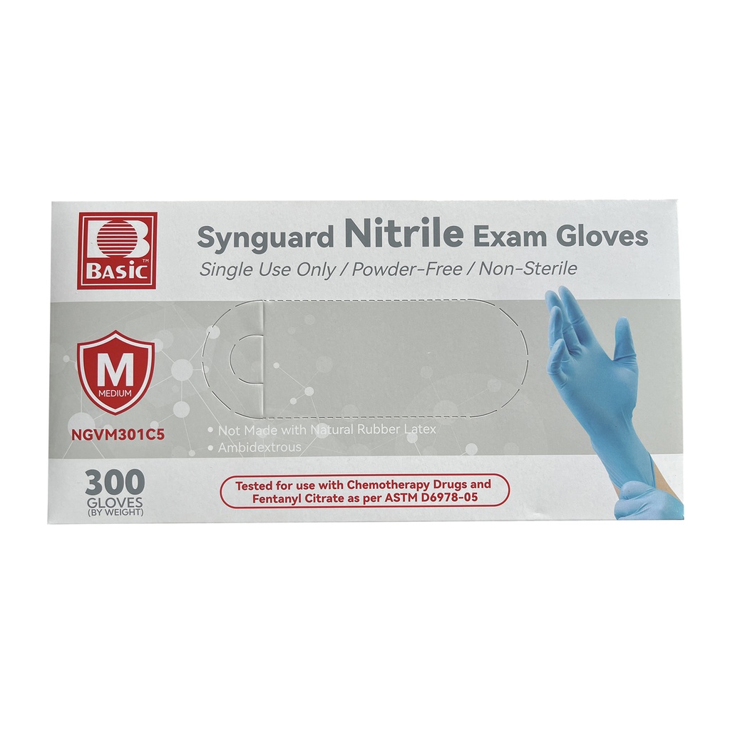 [35-8103] Synguard Nitrile Glove LG (300)